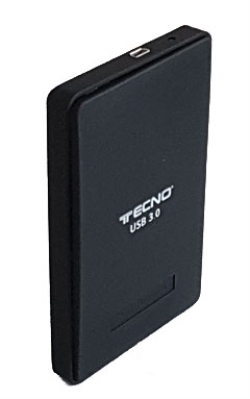 Tecno BOX ESTERNO PER HD 2,5" SATA USB 3.0 (TC-302U3) NERO